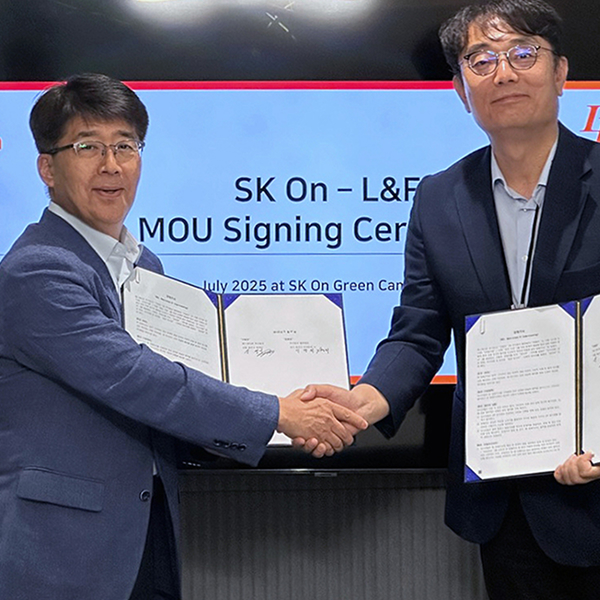SK온, 북미 ESS용 LFP 배터리 사업 본격 시동 – 엘앤에프와 LFP 양극재 공급 MOU 체결 썸네일 이미지